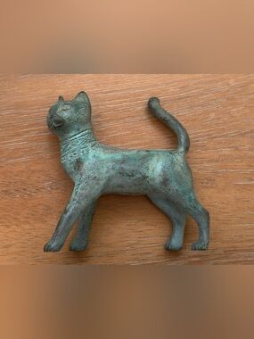 Vintage Franklin Mint Han Dynasty Cat Figure The Curio Cabinet Cats Collection